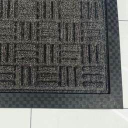 Rackhams Indoor/Outdoor Entrance Mat – Absorbent Heavy Duty  Non-Slip Rubber Back – Dark Grey – Multiple Sizes - 60 x 90cm - thumbnail 3