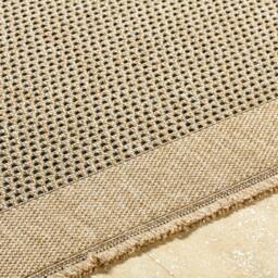 Rackhams Mirage-Cottage Tan Black Fringe In- & Outdoor Jute-Look Rug - 160 x 213 cm - thumbnail 3