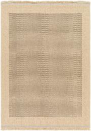 Rackhams Mirage-Cottage Tan Black Fringe In- & Outdoor Jute-Look Rug - 160 x 213 cm - thumbnail 2