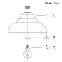 Rackhams Maris Matte Black Easy-Fit Pendant - thumbnail 6