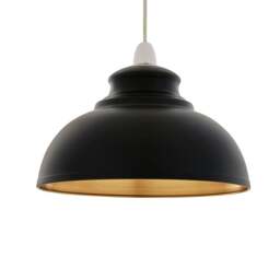 Rackhams Maris Matte Black Easy-Fit Pendant - thumbnail 2