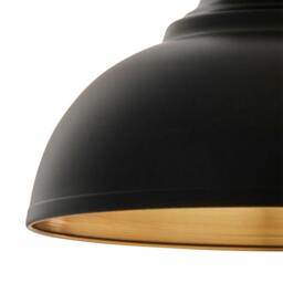 Rackhams Maris Matte Black Easy-Fit Pendant - thumbnail 4