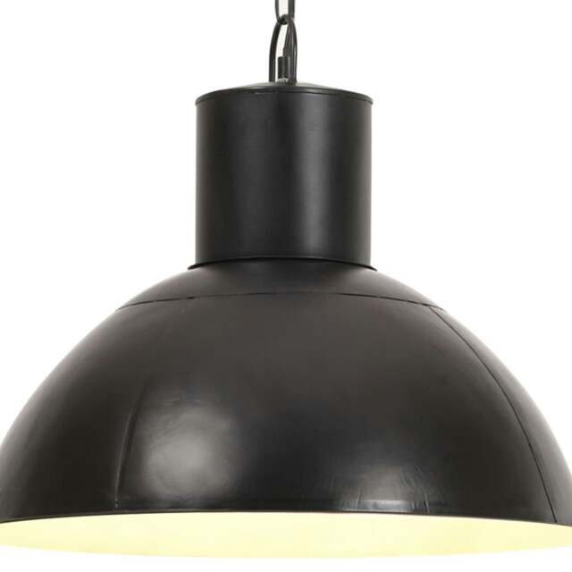 Rackhams Hanging Lamp 25 W Black Round 48 cm E27