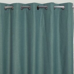 "Rackhams Cosmos Denim Eyelet Ready Made Eyelet Curtains - Denim - 46x54"" - Curtains" - thumbnail 2