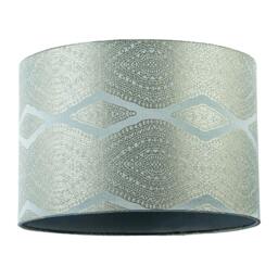 Rackhams Sophisticated Duck Egg Lamp Shade with Intricate Geometric Pattern - thumbnail 1