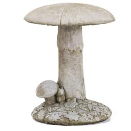 Rackhams Adorable Big Mushrooms Stonecast Statue Garden Ornament