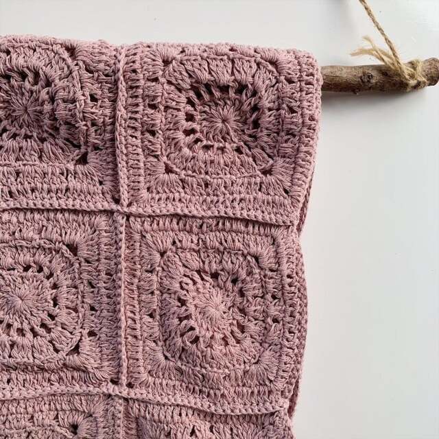 Rackhams The Elsie Blanket - Chalky Pink - image 1