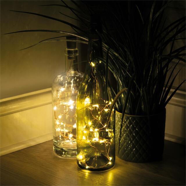 Rackhams Home and Garden Bottle Cork Stopper String Light