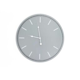 Rackhams Karlsson Wall Clock - Grey - 4cm x 49cm - Grey - 100% Mixed - thumbnail 2