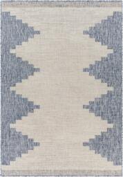 Rackhams Eagean-Global Blue Grey Taupe Off-White In- & Outdoor Rug - 160 - thumbnail 3
