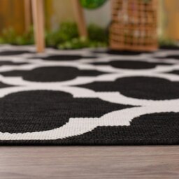 Rackhams Ecology Outdoor Rug Black - 400B - 240X340 cm - thumbnail 4