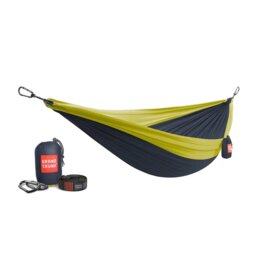 Rackhams Double Deluxe Hammock with Straps - Olive Green / Khaki - thumbnail 6