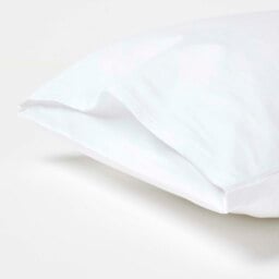 Rackhams Organic Cotton Kids Pillowcases 40 x 60 cm 400 Thread Count, 2 Pack - Cream - thumbnail 3