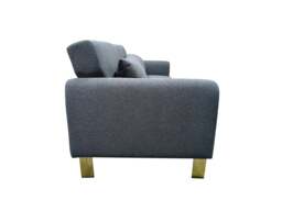 Rackhams Como 2 Seater Sofa Bed in Grey or Silver - Grey - thumbnail 5