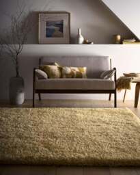 Rackhams Chicago Ochre Shaggy Rug - 160X230 cm - thumbnail 3