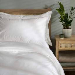 Rackhams White 200 Thread Count Organic Cotton 30cm Standard Fitted Sheets - Super King - 4 Pack - thumbnail 5