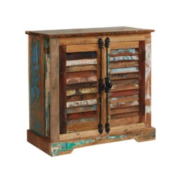 Rackhams Dahila Reclaimed Boat 2 Door Sideboard - Wood - 1 - thumbnail 2