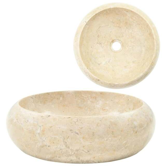Rackhams Sink 40x12 cm Marble Cream