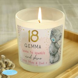 Rackhams Personalised Me To You Sparkle & Shine Birthday Scented Jar Candle - thumbnail 1