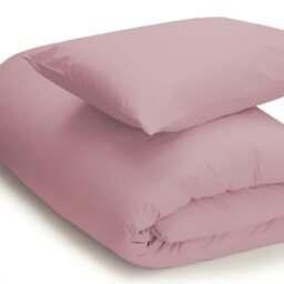 Rackhams Easycare Percale Duvet Cover - Blush - Superking - Blush - 50% Cotton/50% Polyester - thumbnail 2