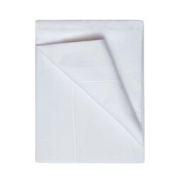 Rackhams 400 Thread Count Egyptian Cotton Flat Sheet - White - White - Kingsize - 100% Egyptian Cotton - thumbnail 2