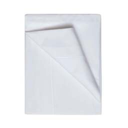 Rackhams 400 Thread Count Egyptian Cotton Flat Sheet - White - White - Kingsize - 100% Egyptian Cotton - thumbnail 4