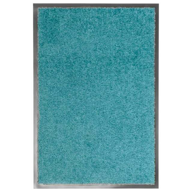 Rackhams Doormat Washable Cyan 40x60 cm - image 1