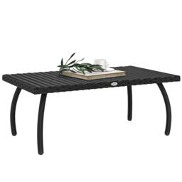 Rackhams 90 cm Rattan Garden Coffee Table Wicker Outdoor Table Furniture - 1 - 90 x 50 x 35 cm - 50 - thumbnail 2