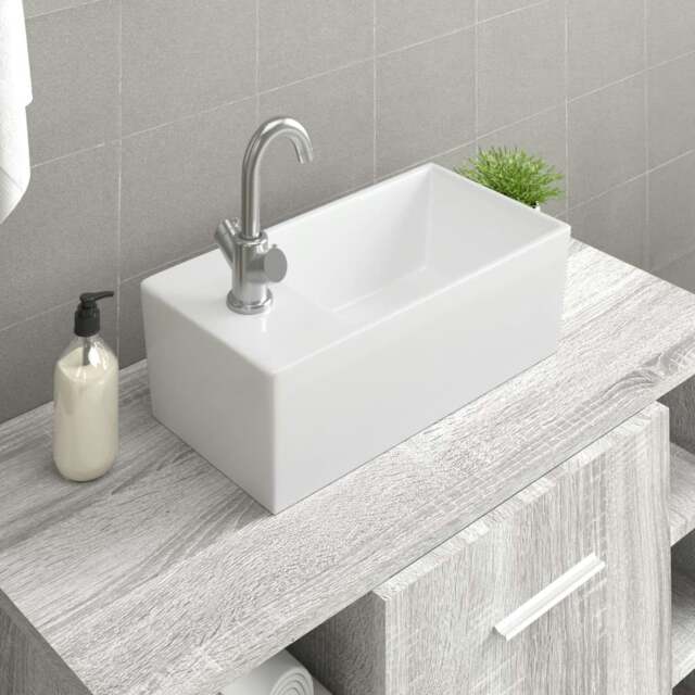 Rackhams Sink Basin Faucet Ceramic Square(not for individual sales / blocked all in blockcades)