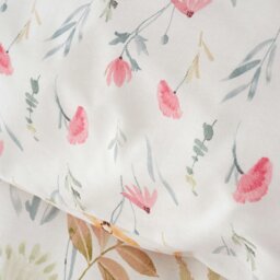 Rackhams Ella Poppy Reversible Duvet Cover Set - Cream - Single - thumbnail 4