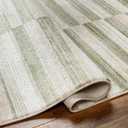 Rackhams San Francisco-Modern Green Taupe Tan Graphic Rug - 160 x 213 cm - thumbnail 4