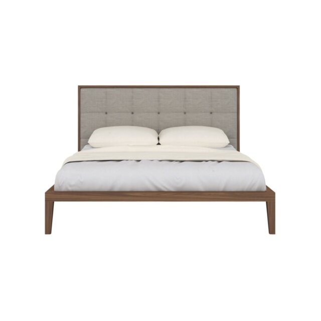 Rackhams Calla Kingsize Bed - Walnut / Natural - image 1