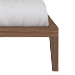 Rackhams Calla Kingsize Bed - Walnut / Natural - thumbnail 3