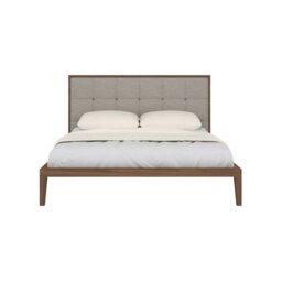 Rackhams Calla Kingsize Bed - Walnut / Natural