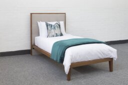 Rackhams Calla Kingsize Bed - Walnut / Natural - thumbnail 4