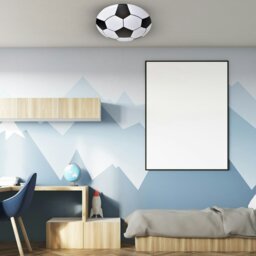 Rackhams Ball 40CM Wall Or Ceiling LED Lamp 18W A Fun And Economical Eye Catching Feature For Bedroom Playroom Or Man Cave - thumbnail 4
