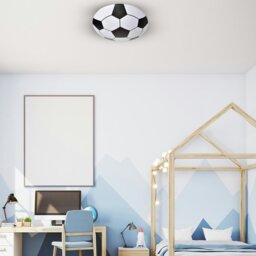 Rackhams Ball 40CM Wall Or Ceiling LED Lamp 18W A Fun And Economical Eye Catching Feature For Bedroom Playroom Or Man Cave - thumbnail 5