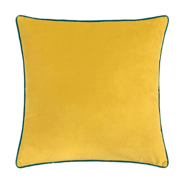 Rackhams Meridian Velvet Cushion Cover - Cylon/Teal - 45cm x 45cm - Cylon/Teal - 100% Polyester - image 1