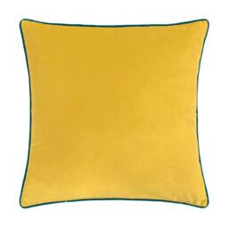 Rackhams Meridian Velvet Cushion Cover - Cylon/Teal - 45cm x 45cm - Cylon/Teal - 100% Polyester