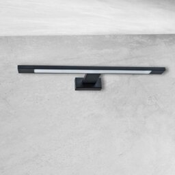 Rackhams Shine Black LED 7W Wall Lamp Stylish Matt Black Light With IP44 Rating Perfect For Mounting Above A Bathroom Mirror - thumbnail 5
