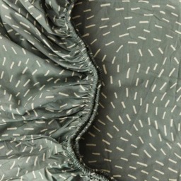 Rackhams - Crib Fitted Sheet - Vine Lilac - thumbnail 5