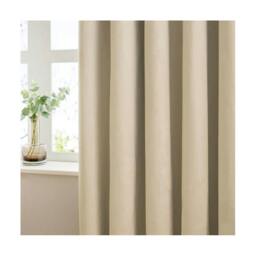 Rackhams Ultimate Velvet Pencil Pleat Curtains - Natural - 117cm x 183cm - Natural - 100% Polyester - thumbnail 3