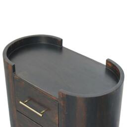 Rackhams Solid Wood Valencia Two-Drawer Bedside Table - thumbnail 6