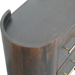 Rackhams Solid Wood Valencia Two-Drawer Bedside Table - thumbnail 5