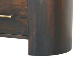 Rackhams Solid Wood Valencia Two-Drawer Bedside Table - thumbnail 2