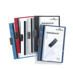Rackhams DURAQUICK 20 Sheet Document Clip File Folder - 20 Pack - A4 Black - thumbnail 3