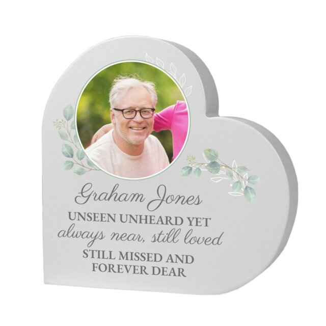 Rackhams Personalised Wedding Memory Table Heart Ornament - image 1