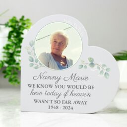 Rackhams Personalised Wedding Memory Table Heart Ornament - thumbnail 2