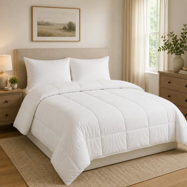 Rackhams 13.5 Tog Hollowfibre Duvet & 2 Hollowfibre Pillows - Single
