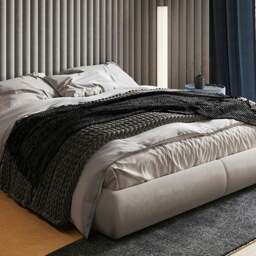 Rackhams Soren King Size Bed, Super King Size, No Storage, Grey - King Size - thumbnail 6